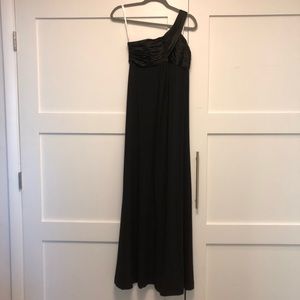 Grecian Black one strap dress